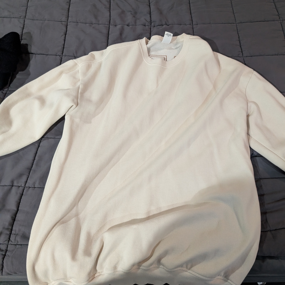 PINK Victoria's Secret Cream Pullover